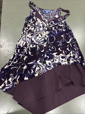 Simply Vera Vera Wang Purple Swirl dress